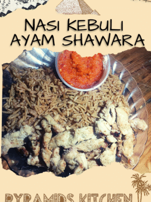 Nasi Kebuli Ayam shawarma