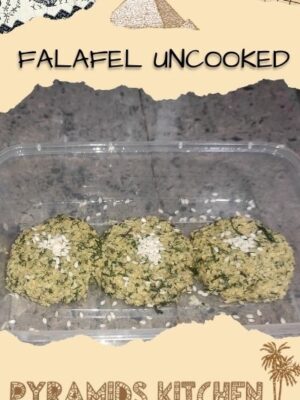 Falafel uncooked