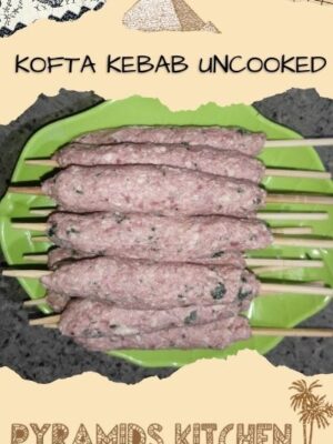 Kofta Kebab uncooked