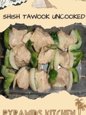 Shish Tawook Uncooked