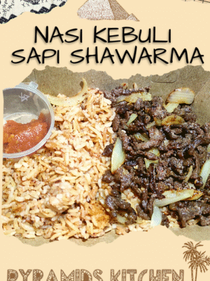 Nasi Kebuli Sapi Shawarma