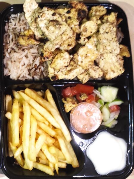 vegan shawarma in Bali Chicken Shawarma Meal