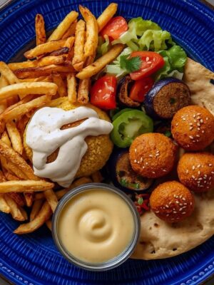 falafel meal Egyptian Plate