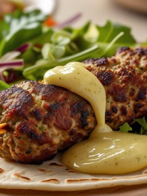 vegan kofta kebab wrap